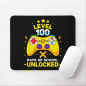100 Tage Gaming-Videogame in der Schule Mousepad (Mit Mouse)