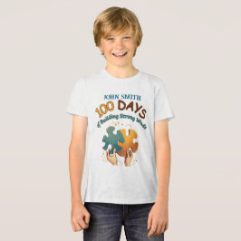 100 Tage Gebäude Starke Minds: Puzzle Piece Tri-Blend Shirt