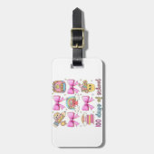 🌈 🎀 100 Tage 🎉 📚 Gepäckanhänger (Vorderseite vertikal)