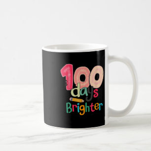 100 Tage Happy 100 Day Brighter Lehrer Student Kaffeetasse