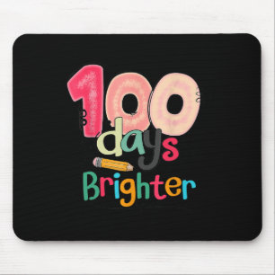 100 Tage Happy 100 Day Brighter Lehrer Student Mousepad