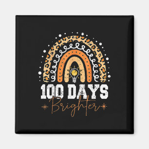 100 Tage Happy 100. Tag der Schule Rainbo Magnet