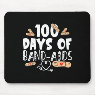 100 Tage Heftpflaster - Schulkur 100 Tage in S Mousepad