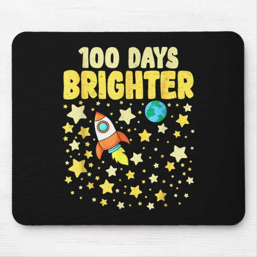 100 Tage Helfer 100. Schulastronaut Mousepad (Vorne)