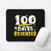 100 Tage heller 100. Schultag 100 Tage Mousepad (Mit Mouse)