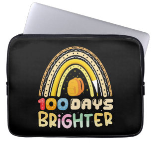 100 Tage heller 100. Schultag Lehrer Laptopschutzhülle