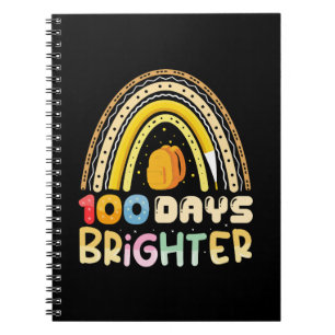 100 Tage heller 100. Schultag Lehrer Notizblock