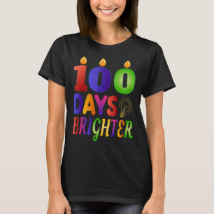 100 Tage heller 100. Tag für Lehrer Kinder T-Shirt