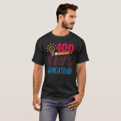 100 Tage heller 100 Tage Schule T-Shirt (Vorne ganz)
