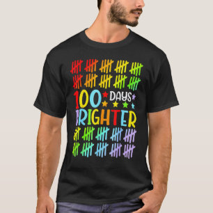 100 Tage heller Glücklicher 100. Schultag Schüler T-Shirt