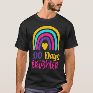 100 Tage heller Lehrer Mädchen 100 Tage Schule T-Shirt