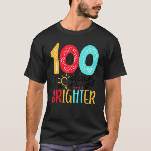 100 Tage heller Lehrer Schüler 100 Tage Schule T-Shirt