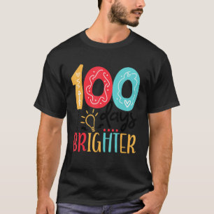 100 Tage Hellerer Regenbogen für Lehrer Glückliche T-Shirt