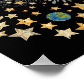 100 Tage Hellerkinder 100. Schulsterne Poster (Ecke)