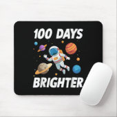 100 Tage Helligraumastronaut 100. Tag Mousepad (Mit Mouse)
