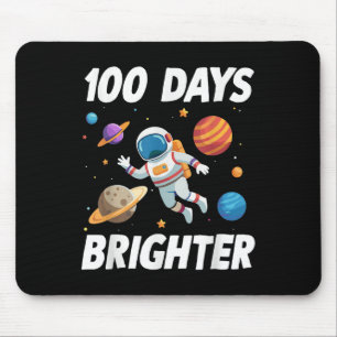 100 Tage Helligraumastronaut 100. Tag Mousepad
