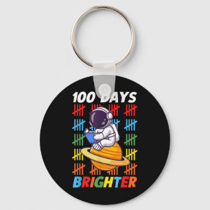 100 Tage Helligraumastronaut 100. Tag Schlüsselanhänger