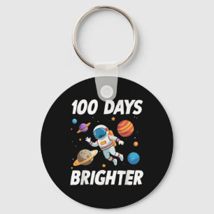 100 Tage Helligraumastronaut 100. Tag Schlüsselanhänger