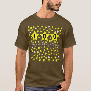 100 Tage Hellseher Stars 100. Schultag T-Shirt