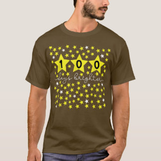 100 Tage Hellseher Stars 100. Schultag T-Shirt