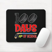 100 Tage Hockey Schüler Kinder Lehrer Mousepad (Mit Mouse)