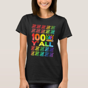 100 Tage Ihr Lehrer Kinder Teenager Glücklicher 10 T-Shirt