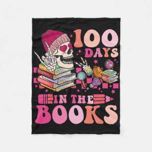 100 Tage im Buch Leselhrer Skelett Bewertung Fleecedecke