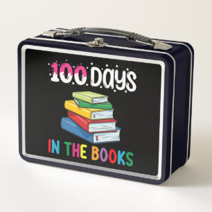 100 Tage in den Büchern der Schulbibliothekarin Metall Brotdose