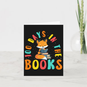 100 Tage in den Büchern Fox lesen 100. Tag des sch Karte