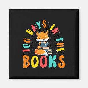 100 Tage in den Büchern Fox lesen 100. Tag des sch Magnet