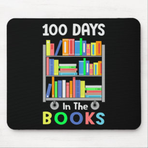 100 Tage in den Büchern Lesen Bibliothekarische Le Mousepad