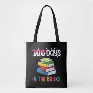 100 Tage in den Büchern Schulbibliothekarin Tasche