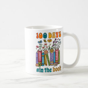100 Tage in der Books Teacher Life School Geschenk Kaffeetasse