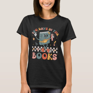 100 Tage in der Bücherei Groovy 100. Schulbuch T-Shirt