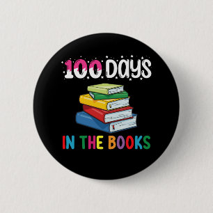 100 Tage in der Buchschule, die Bibliothekar lesen Button