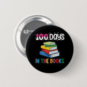 100 Tage in der Buchschule, die Bibliothekar lesen Button (Vorne & Hinten)