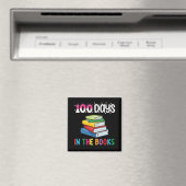 100 Tage in der Buchschule, die Bibliothekar lesen Magnet (In Situ (Geschirrspüler))