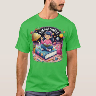 100 Tage intelligenter 100. Schultag Astronauten-S T-Shirt