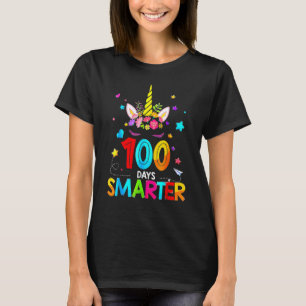 100 Tage intelligenter 100. Schultag Einhorn-Studi T-Shirt