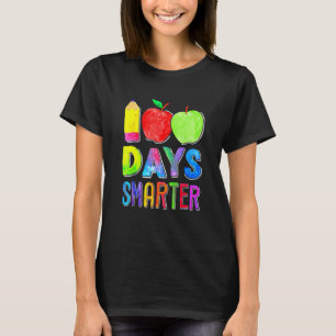 100 Tage intelligenter 100. Schultag Frauen Lehrer T-Shirt