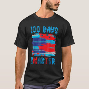 100 Tage intelligenter Amerikanische Flagge 100. S T-Shirt