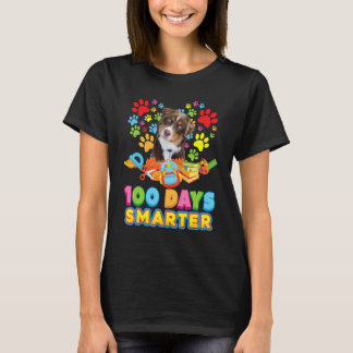 100 Tage intelligenter Amerikanischer Schäferhund T-Shirt