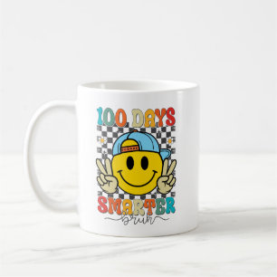 100 Tage intelligenter Bruh lustige 100 Tage Schul Kaffeetasse