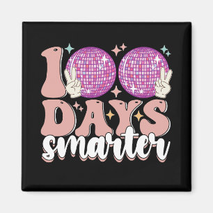 100 Tage intelligenter Disco Ball 100. Schultag Magnet
