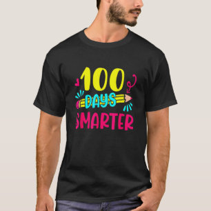 100 Tage intelligenter Frohen 100. Schultag Lehrer T-Shirt