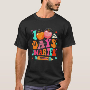100 Tage intelligenter Frohen 100. Schultag Lehrer T-Shirt