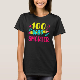 100 Tage intelligenter Frohen 100. Schultag Lehrer T-Shirt