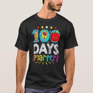 100 Tage intelligenter Frohen 100. Schultag Lehrer T-Shirt