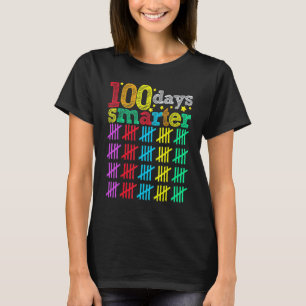 100 Tage intelligenter Frohen 100. Schultag Schüle T-Shirt