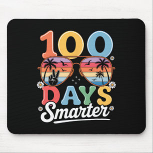 100 Tage intelligenter Frohes 100. Schultag Kinder Mousepad